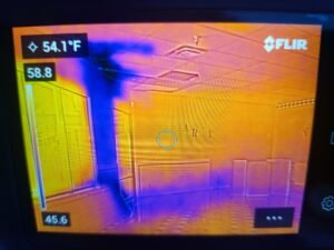 camera showing moisture